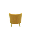 Fotoliu galben din material sau piele ✔ model INA