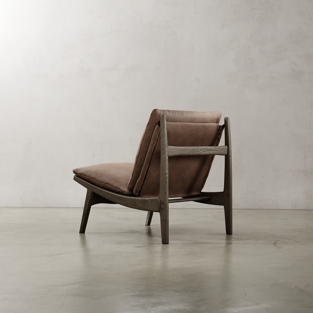 Fotoliu din piele naturala | model ALDO F NA