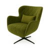 Fotoliu catifea VERDE | model ENA