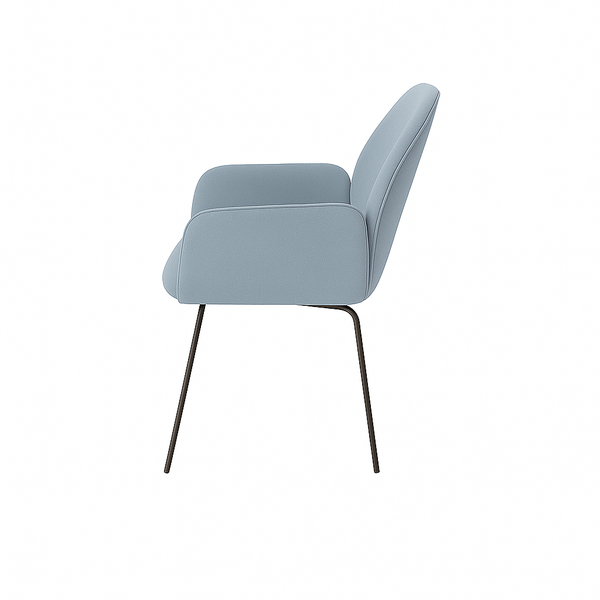 Scaun catifea GALBENA | model PETRA