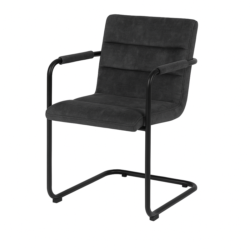 Scaun catifea GRI | model FLOR