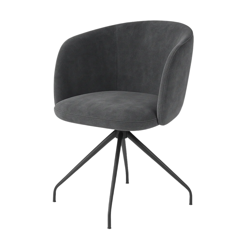 Scaun catifea GRI | model ZURLI