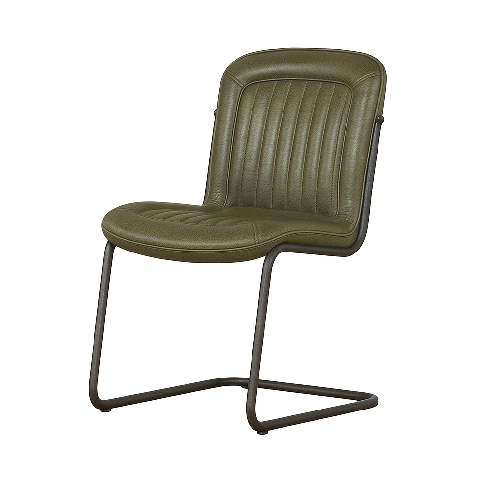 Scaun piele VERDE | model POV