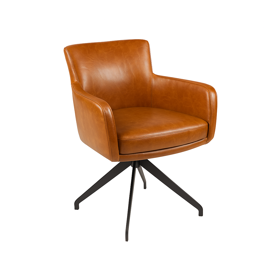 Scaun piele MARO DESCHIS | model STEFANO A