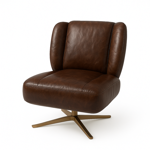 Fotoliu piele BRANDY | model PUFI