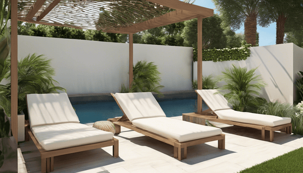 O zonă de relaxare ideală lângă piscină - eScaun.ro