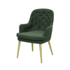 Upholstered chair in fabric or leather ✔ MATEO model