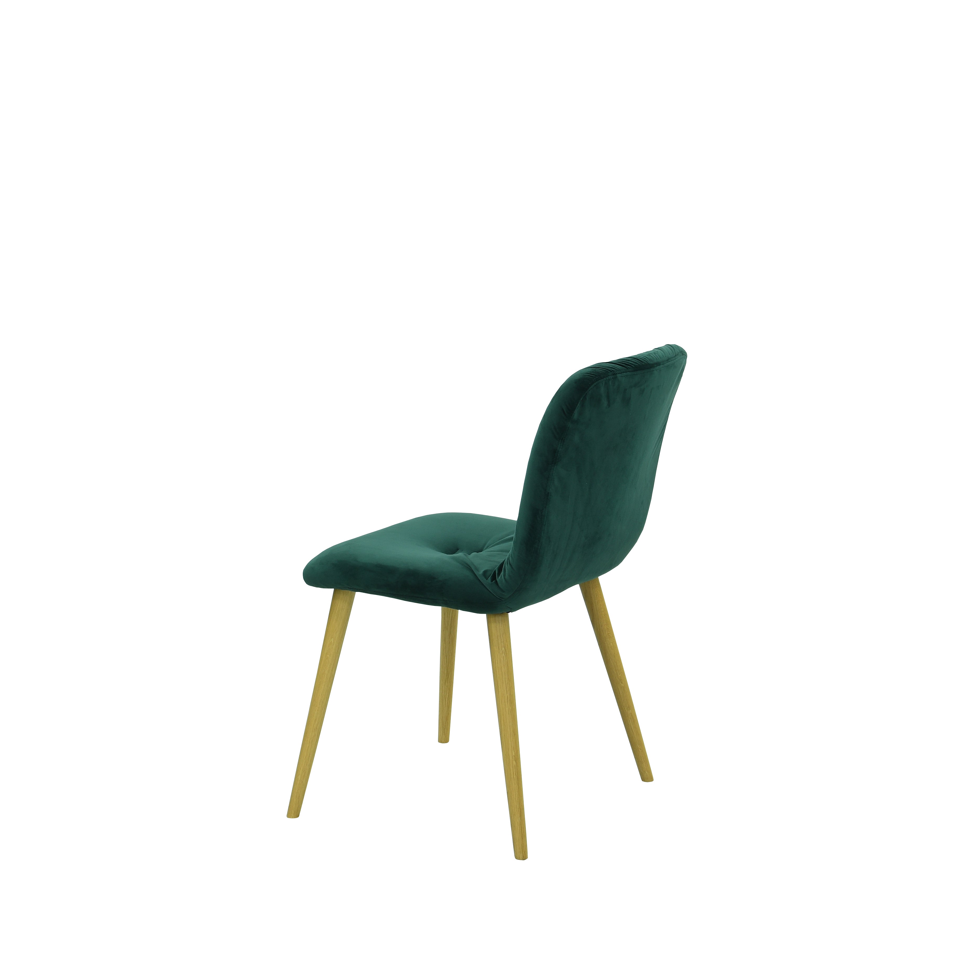 Scaun verde inchis din material sau piele ✔ model EVA