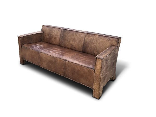 Canapea unicat din piele naturala ✔ model Stuttgart