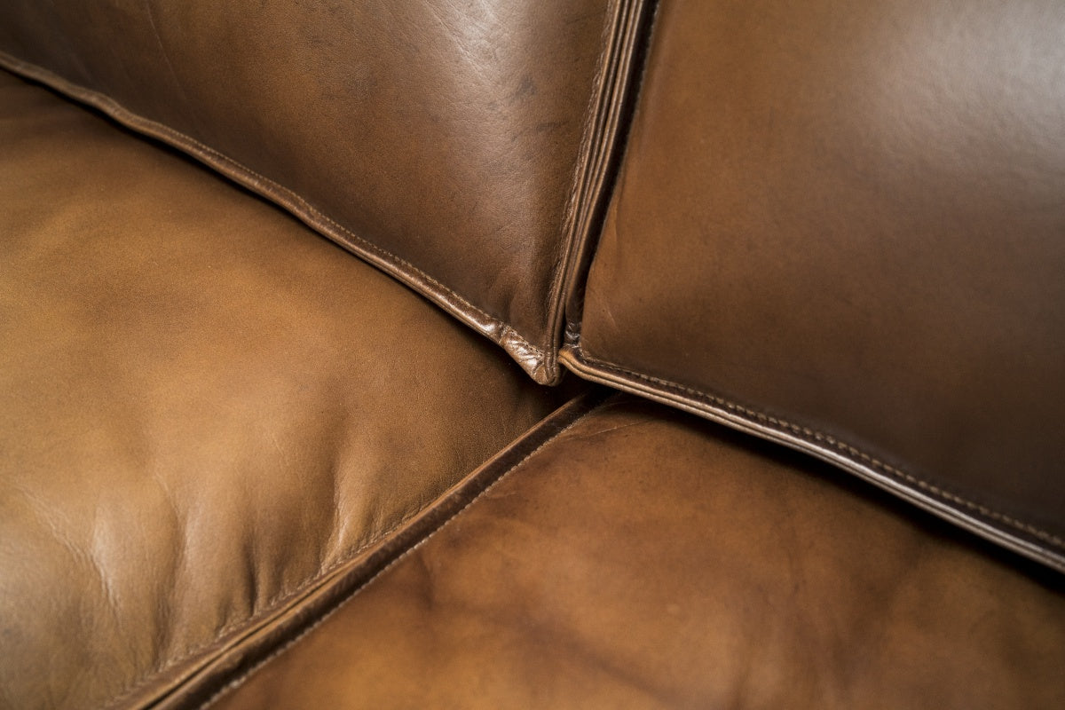 Canapea din piele naturala de bivol ✔ model Dome