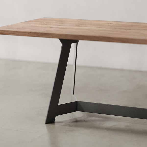 Masa din lemn si picioare metalice • model BAKU