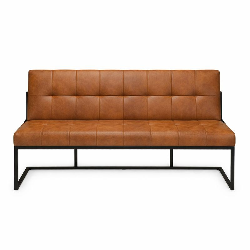 Bancheta piele ANTRACIT | model CABALLERO