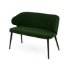 Bancheta catifea CAPRICE culoare VERDE