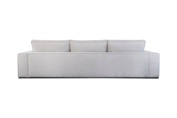 Canapea alba din stofa ✔ model SENI A