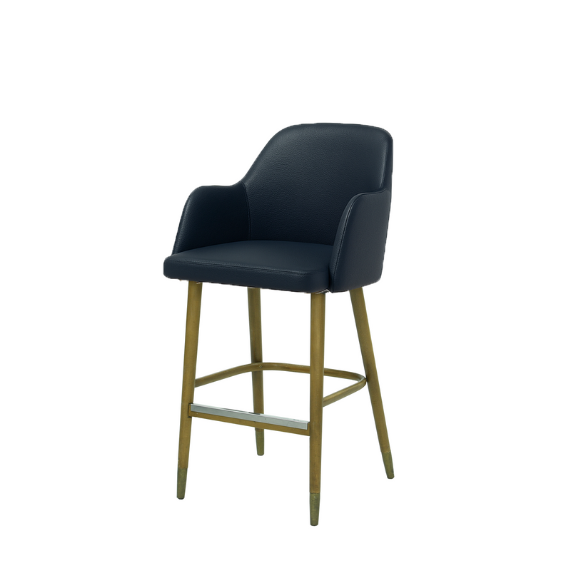 Scaun bar piele ALBASTRA | model PINO