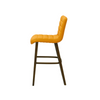 Scaun bar piele naturala BEJ | model RIGA