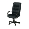 Scaun birou ergonomic piele NEAGRA | model BIG STAR P
