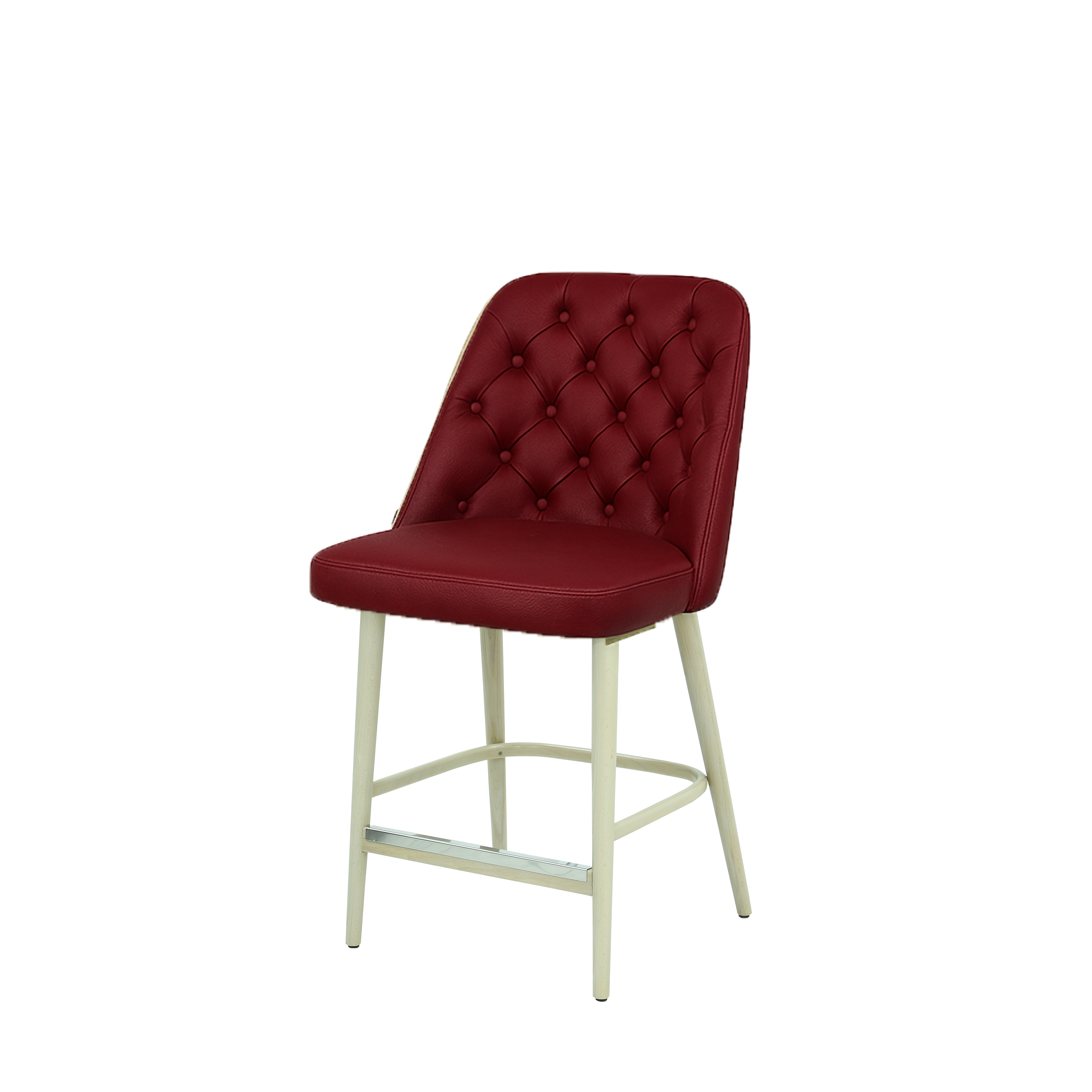 Scaun insula piele BEJ | model SCOT