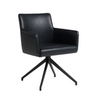 Scaun piele NEAGRA | model RELI