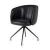 Scaun piele NEAGRA | model ZURLI