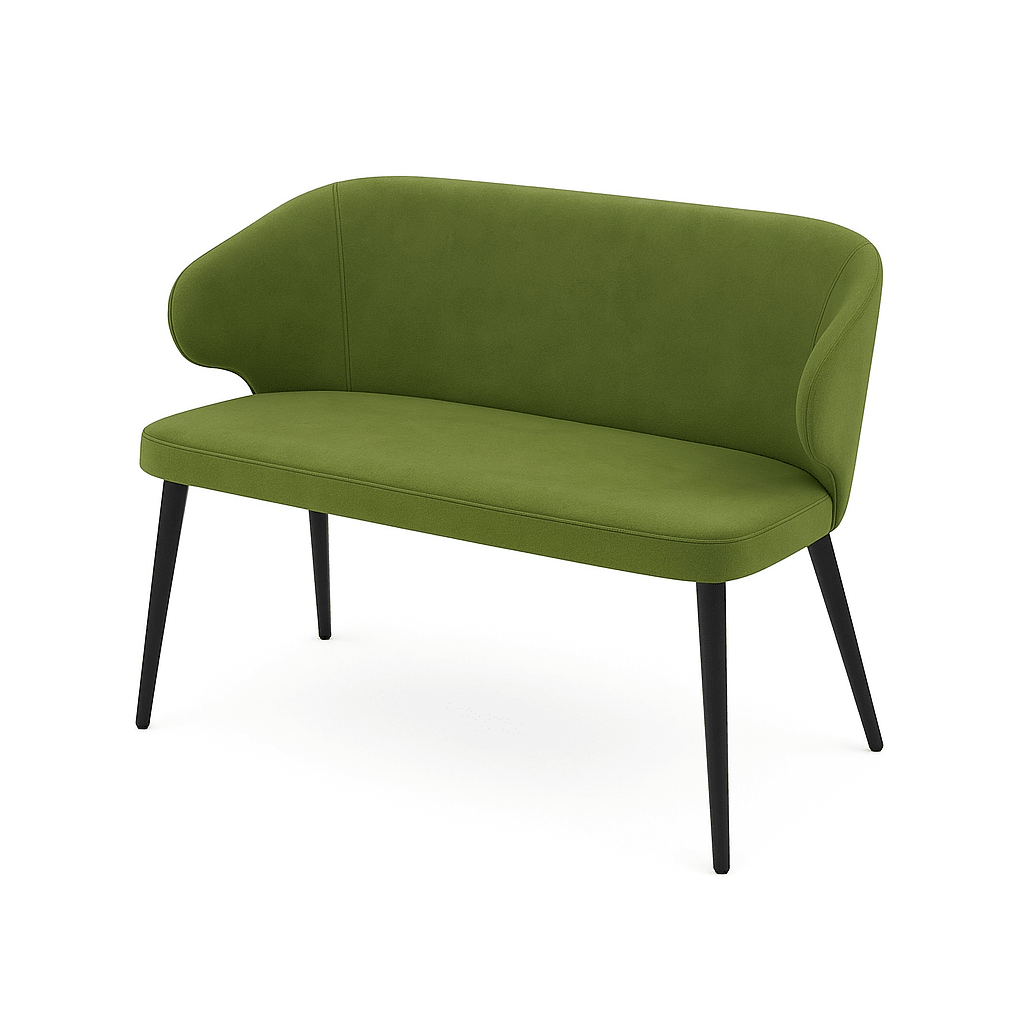 Bancheta catifea ALBASTRU DESCHIS | model CAPRICE - eScaun.ro