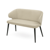 Bancheta catifea ALBASTRU DESCHIS | model CAPRICE - eScaun.ro