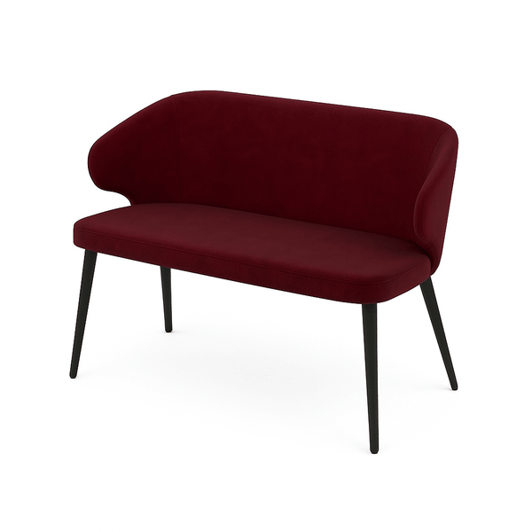 Bancheta catifea ALBASTRU DESCHIS | model CAPRICE - eScaun.ro