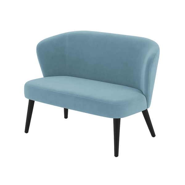 Bancheta catifea ALBASTRU DESCHIS | model LOTUS - eScaun.ro