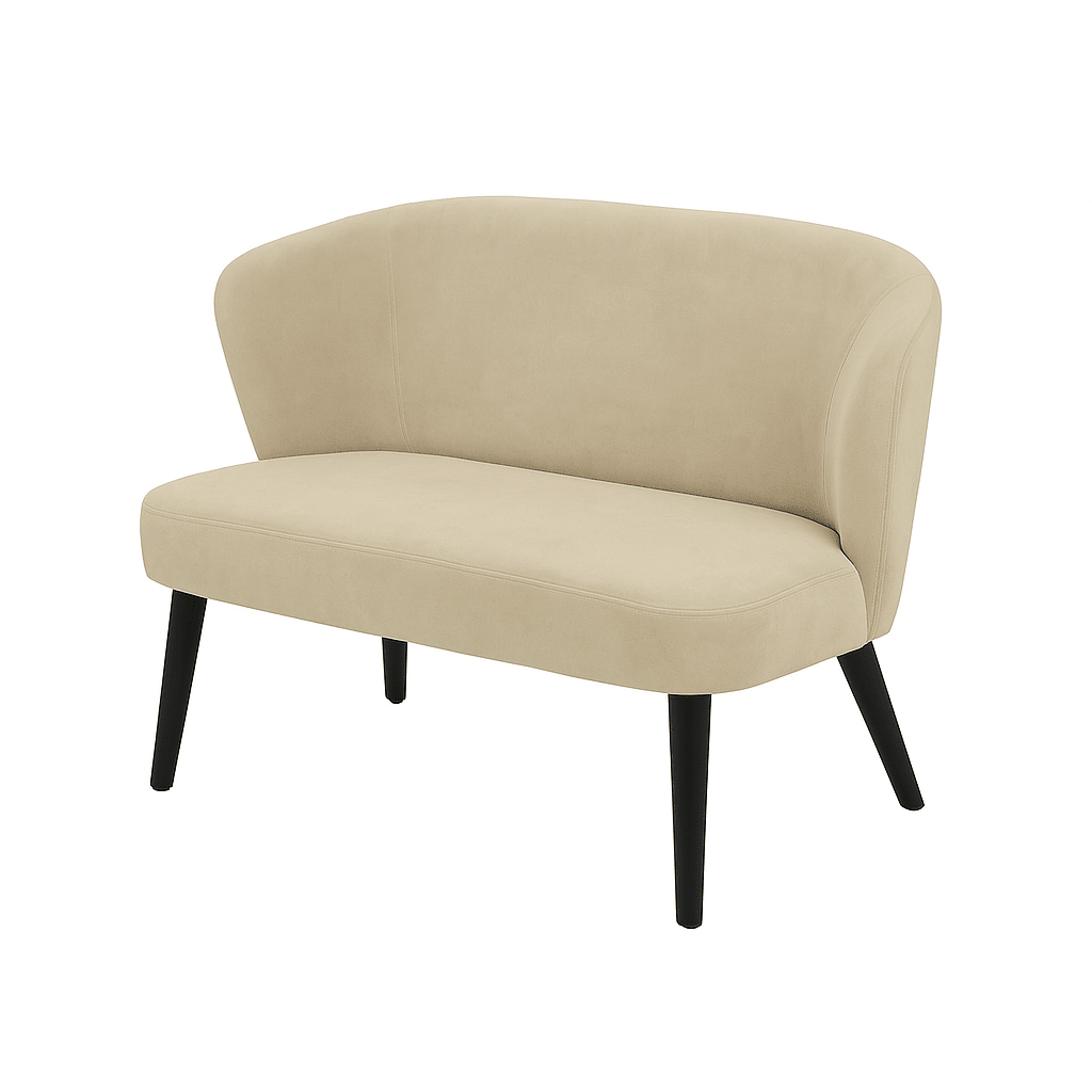 Bancheta catifea ALBASTRU DESCHIS | model LOTUS - eScaun.ro