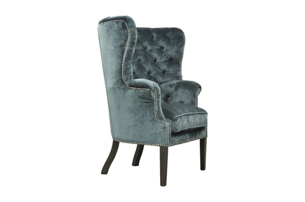 Fotoliu chesterfield catifea GRI | model ODI - eScaun.ro