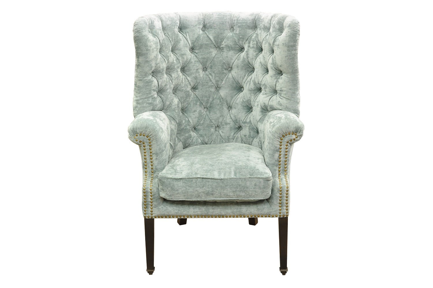 Fotoliu chesterfield catifea VERDE | model ODI - eScaun.ro
