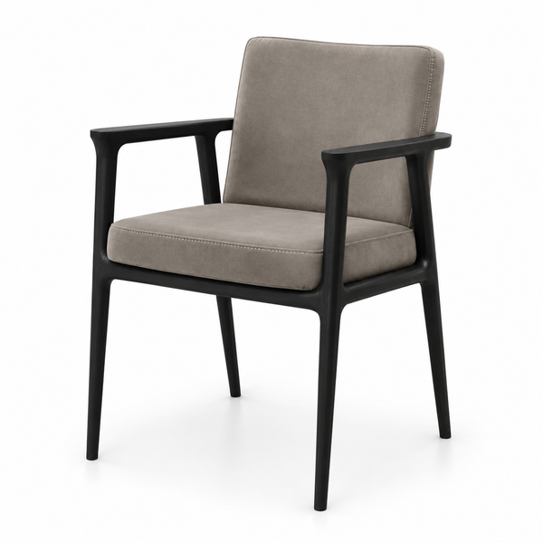 Scaun catifea gri | model GASPARO