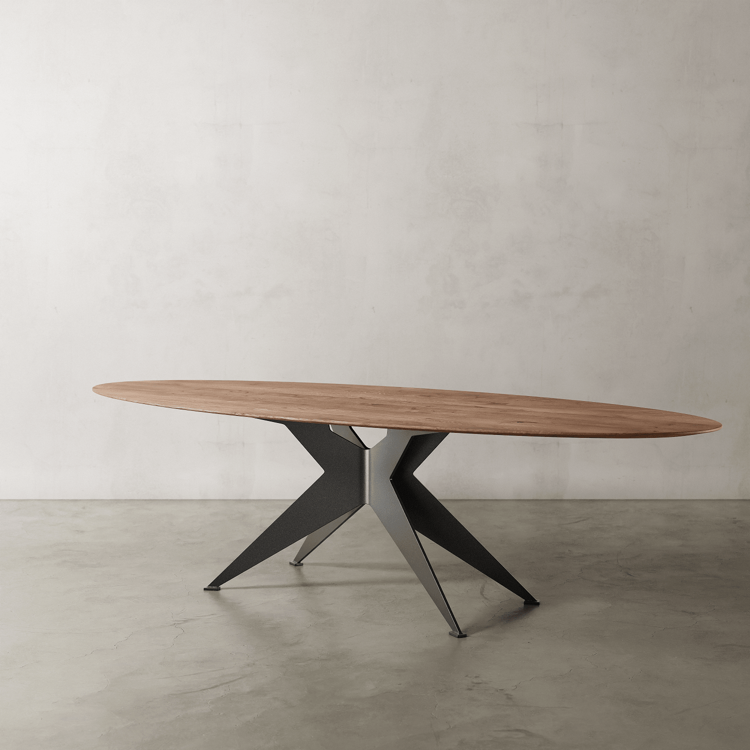 Masa ovala din lemn masiv | model MALAGA - eScaun.ro