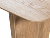 Masa semi-ovala din lemn masiv | model SEAT - eScaun.ro
