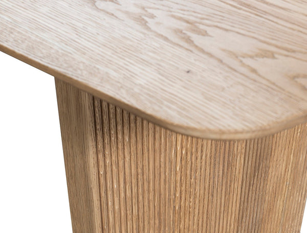 Masa semi-ovala din lemn masiv | model SEAT - eScaun.ro