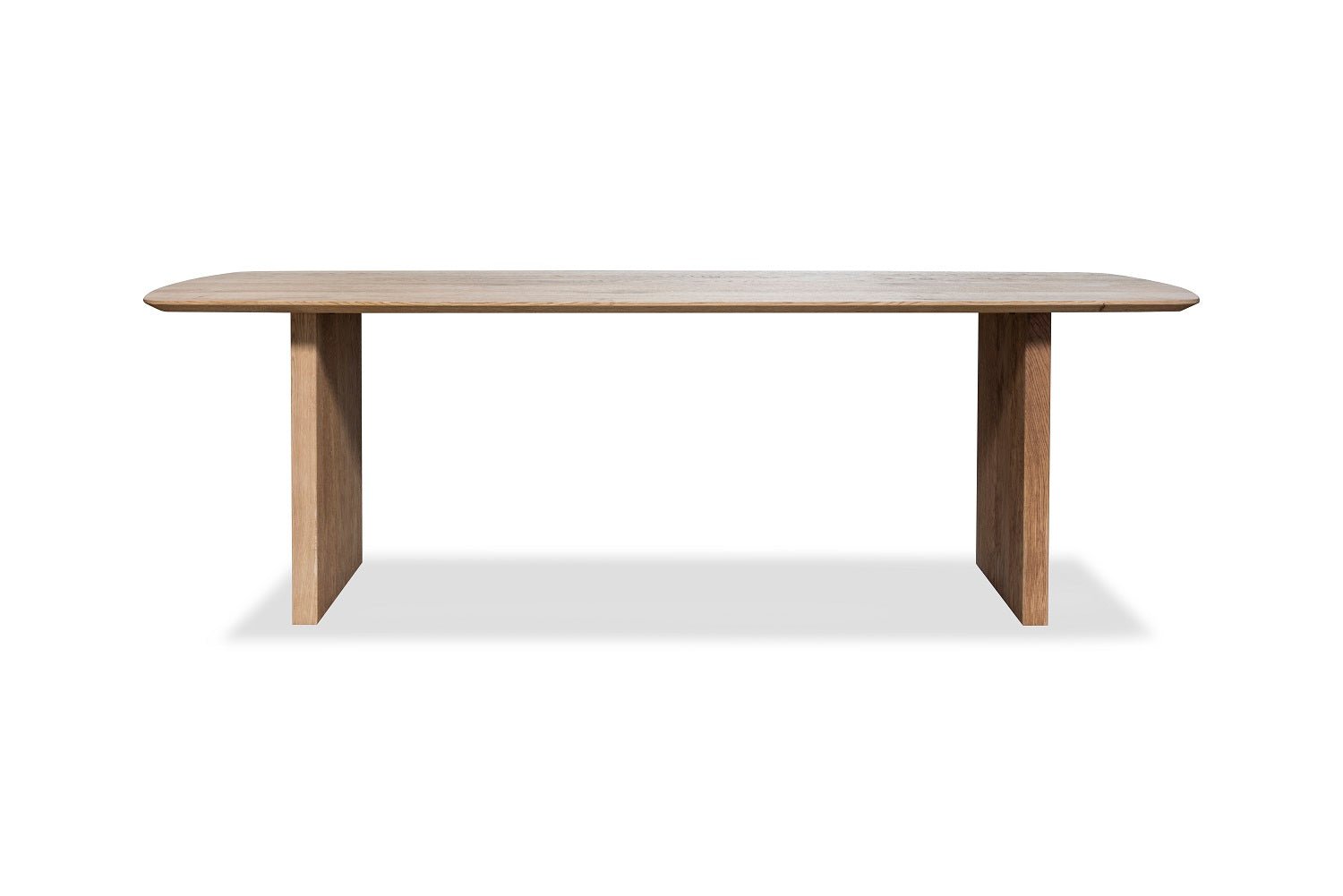 Masa semi-ovala din lemn masiv | model SEAT - eScaun.ro