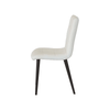 Scaun alb din catifea | model LUXY - eScaun.ro