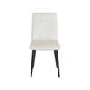 Scaun alb din catifea | model LUXY - eScaun.ro