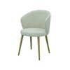 Scaun alb din material | model JAY - eScaun.ro