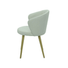 Scaun alb din material | model JAY - eScaun.ro