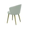 Scaun alb din material | model JAY - eScaun.ro