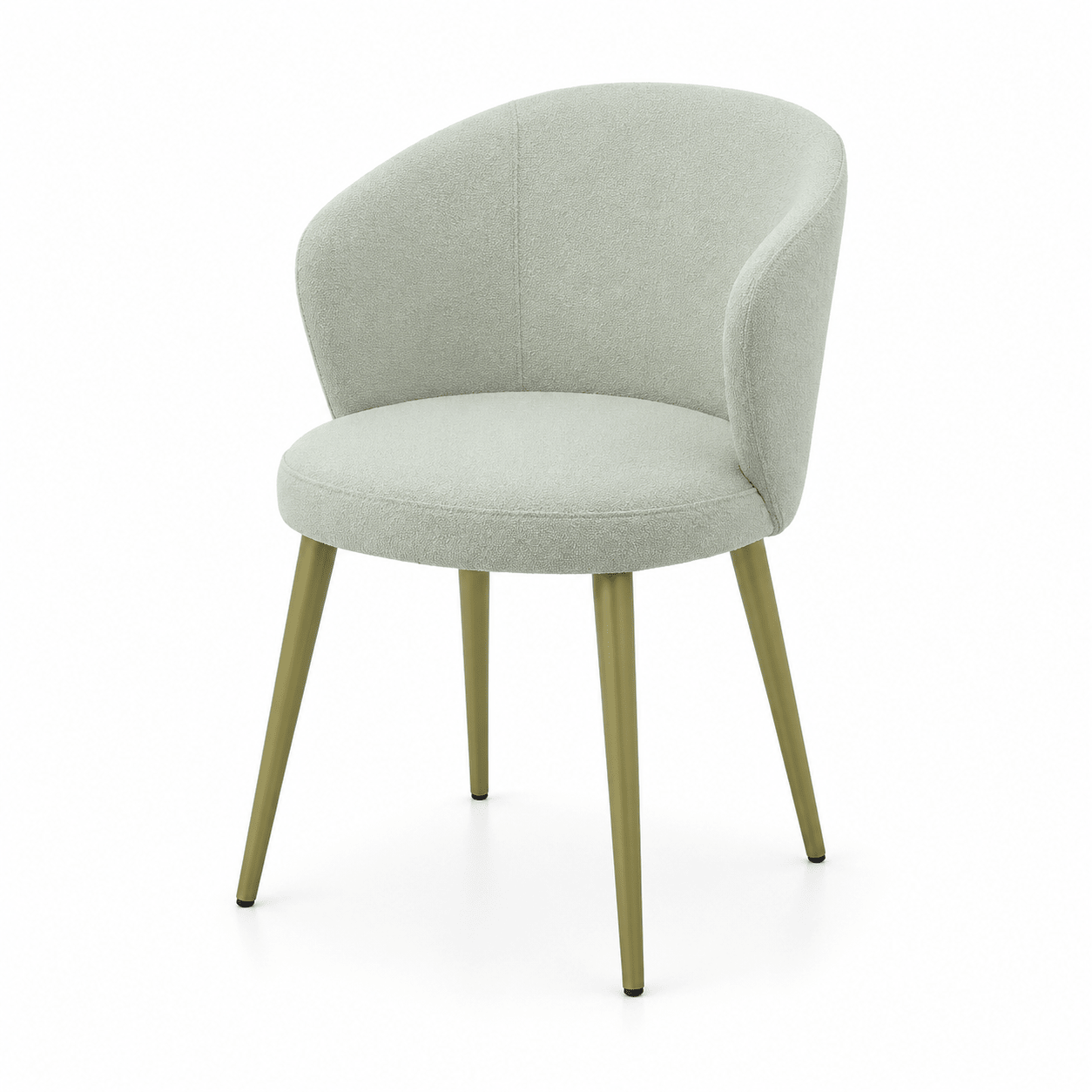 Scaun alb din material | model JAY - eScaun.ro