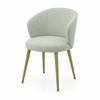 Scaun alb din material | model JAY - eScaun.ro