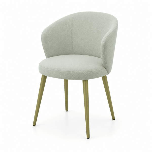 Scaun alb din material | model JAY - eScaun.ro
