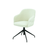 Scaun alb din material | model TEONA - eScaun.ro