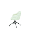 Scaun alb din material | model TEONA - eScaun.ro