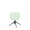 Scaun alb din material | model TEONA - eScaun.ro