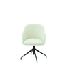 Scaun alb din material | model TEONA - eScaun.ro