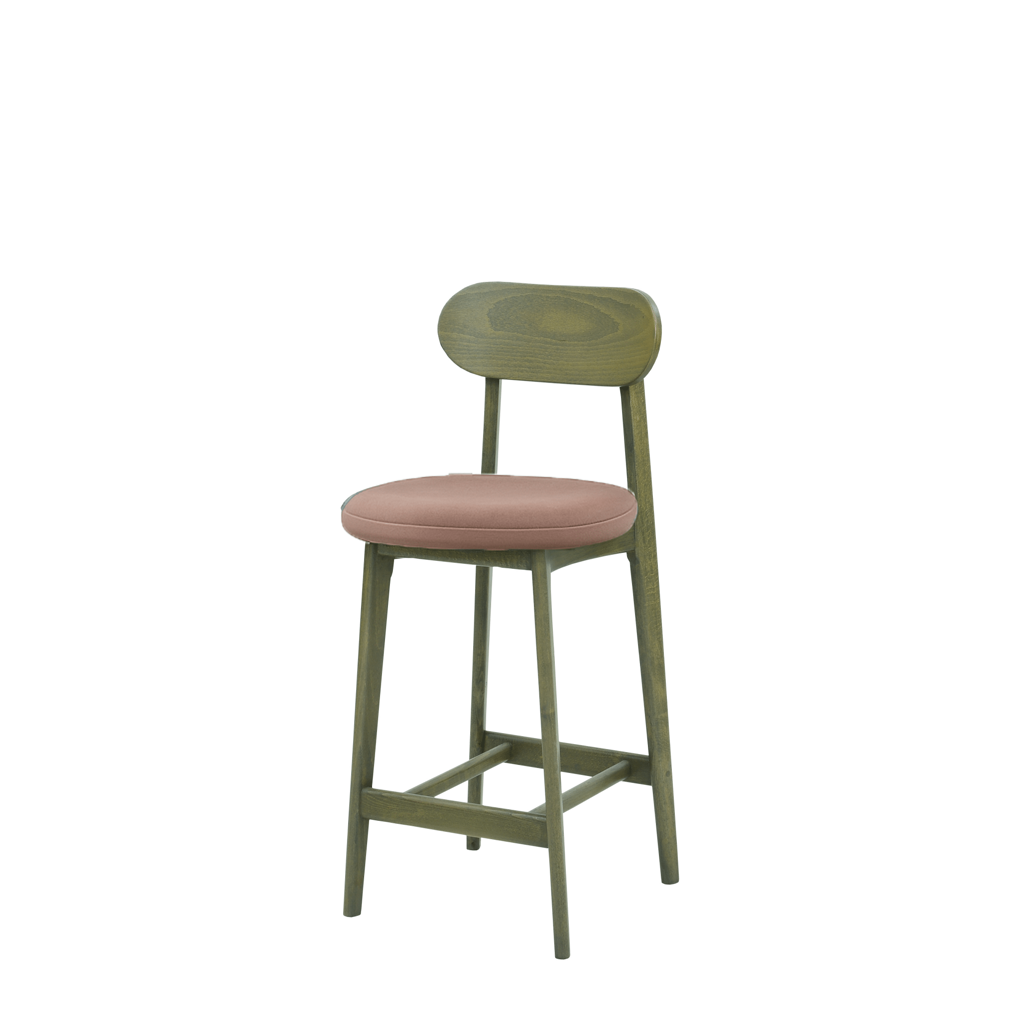 Scaun bar catifea ALBASTRA | model CLEO - eScaun.ro