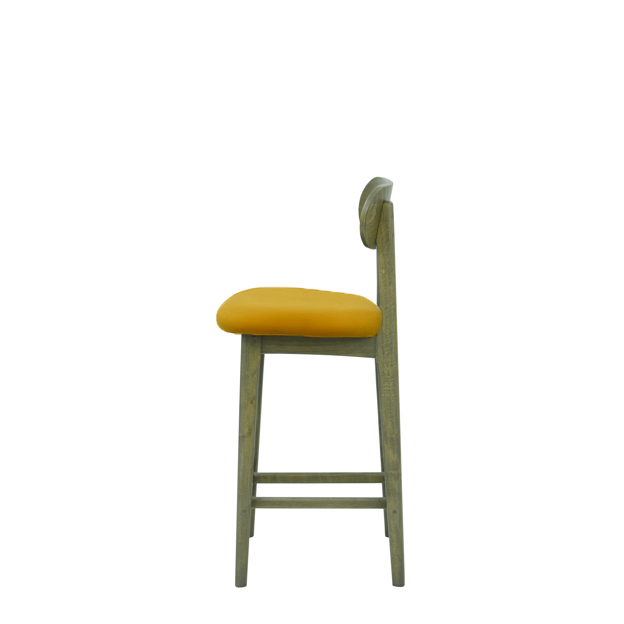 Scaun bar catifea ALBASTRA | model CLEO - eScaun.ro
